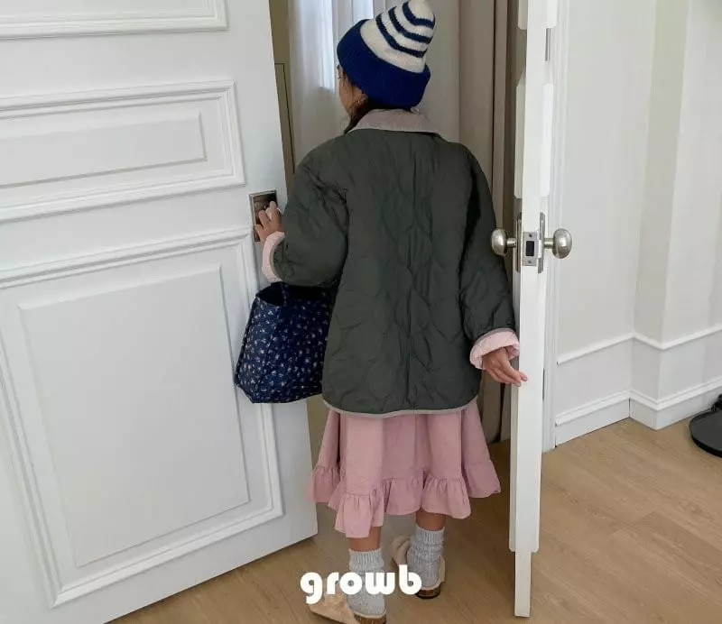 Grow B - Korean Children Fashion - #kidsshorts - Mild Quilting Jumper - 7