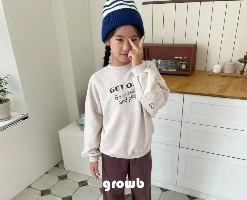 Grow B - Korean Children Fashion - #kidsshorts - Play Sweatshirt - 6