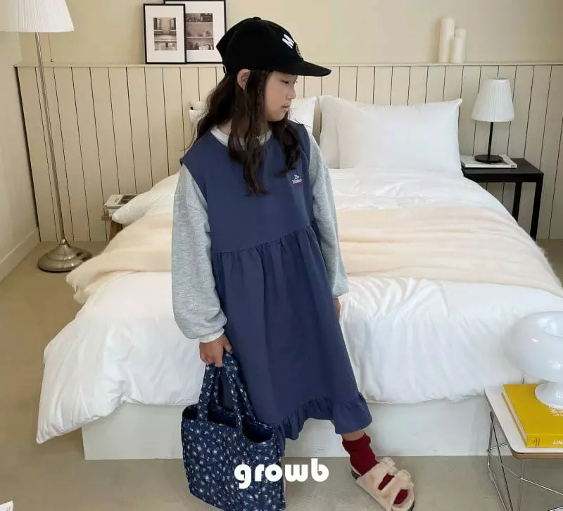 Grow B - Korean Children Fashion - #kidzfashiontrend - Masion One-piece - 2