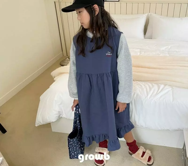 Grow B - Korean Children Fashion - #Kfashion4kids - Masion One-piece - 4