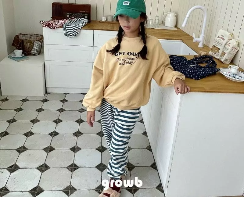Grow B - Korean Children Fashion - #magicofchildhood - Rope Fleece Pants - 10