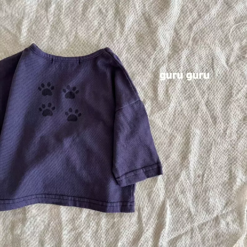 Guru Guru - Korean Children Fashion - #kidsshorts - Foot Tee