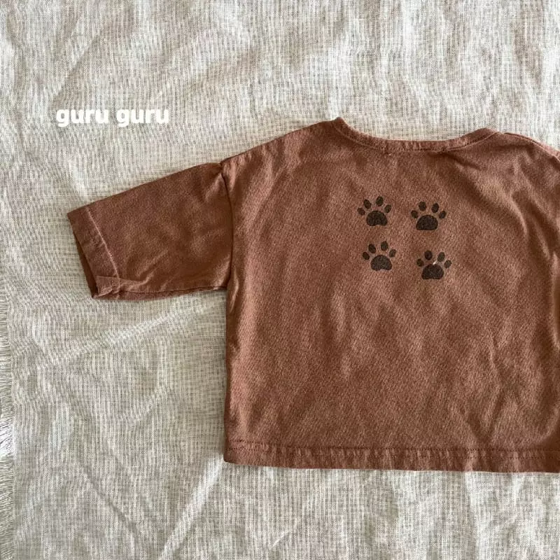 Guru Guru - Korean Children Fashion - #kidzfashiontrend - Foot Tee - 3