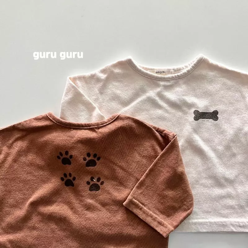Guru Guru - Korean Children Fashion - #littlefashionista - Foot Tee - 5