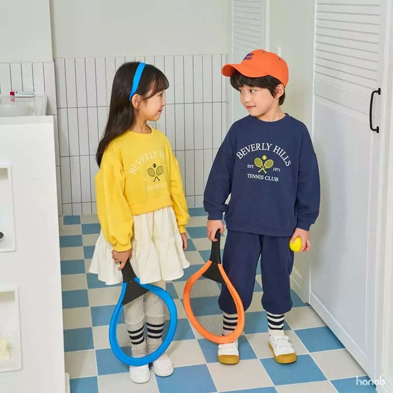 Hanab - Korean Children Fashion - #Kfashion4kids - Racket Top Bottom Set - 11
