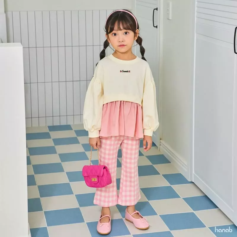 Hanab - Korean Children Fashion - #childofig - Tangle Bootscut Pants Check - 6