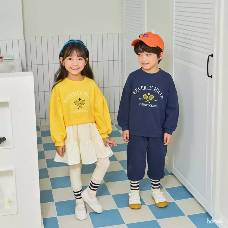 Hanab - Korean Children Fashion - #designkidswear - Racket Top Bottom Set - 5