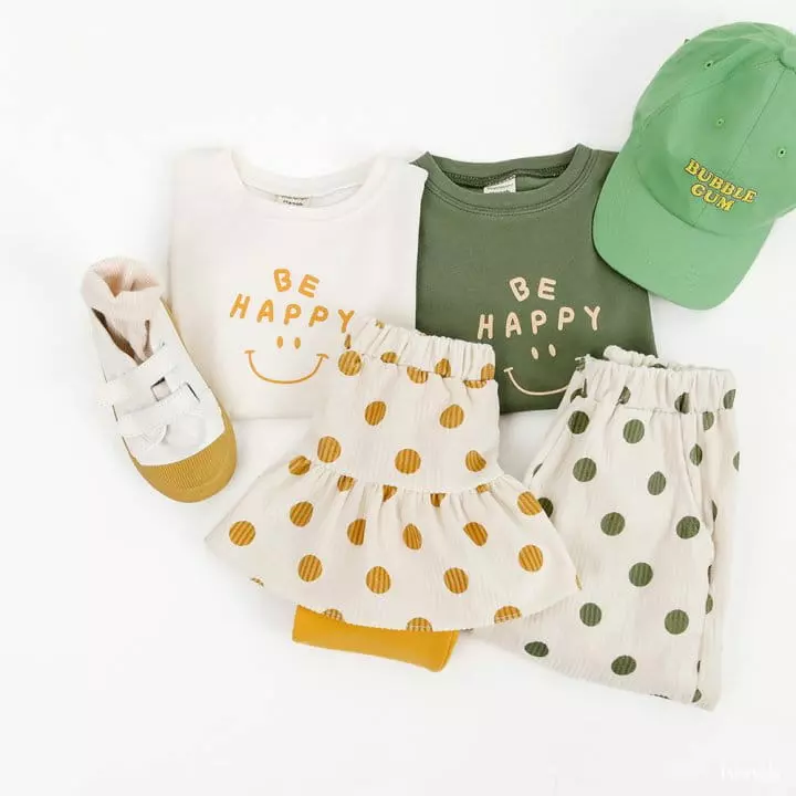 Hanab - Korean Children Fashion - #designkidswear - Circle Top Bottom SEt6 - 3