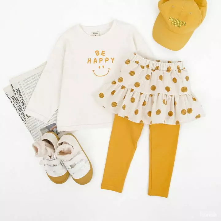 Hanab - Korean Children Fashion - #designkidswear - Circle Top Bottom SEt6 - 4
