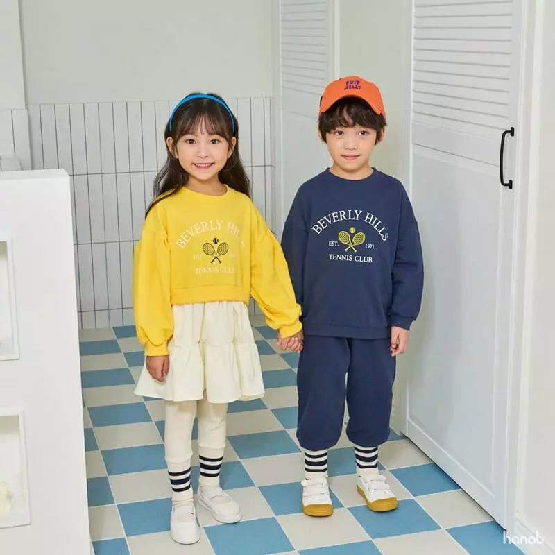 Hanab - Korean Children Fashion - #fashionkids - Racket Top Bottom Set - 7