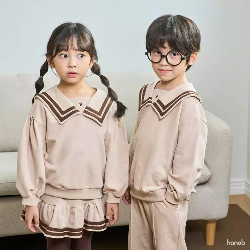 Hanab - Korean Children Fashion - #fashionkids - B Sailor Top Bottom Set - 6