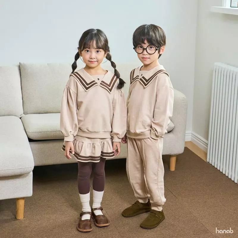 Hanab - Korean Children Fashion - #kidzfashiontrend - B Sailor Top Bottom Set - 9