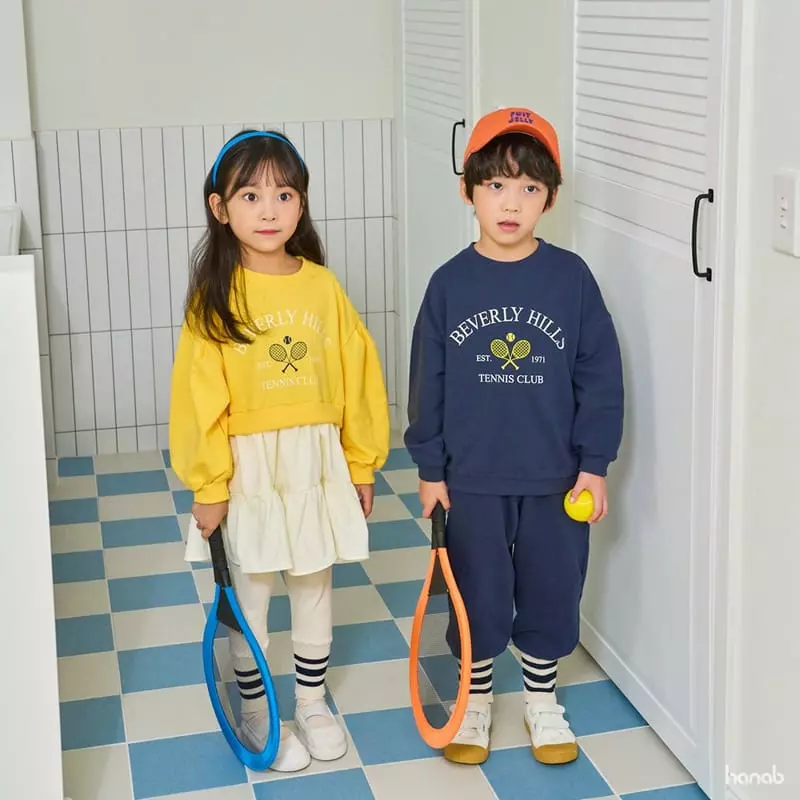 Hanab - Korean Children Fashion - #littlefashionista - Racket Top Bottom Set - 12
