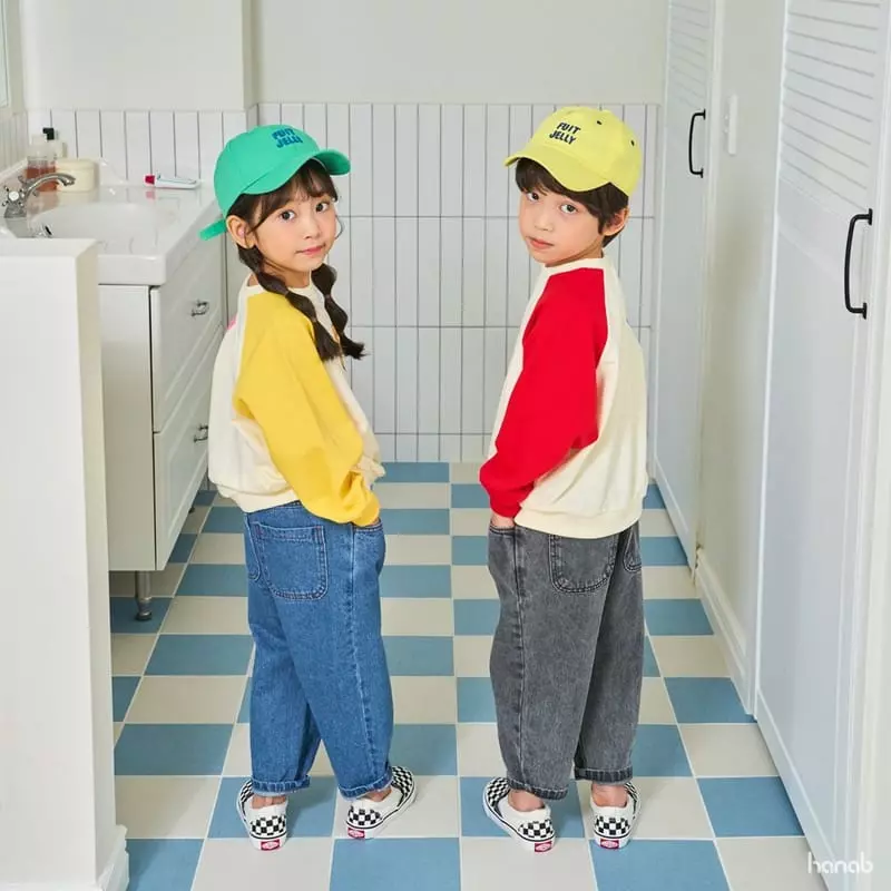 Hanab - Korean Children Fashion - #minifashionista - Stone Washing Jeans - 3