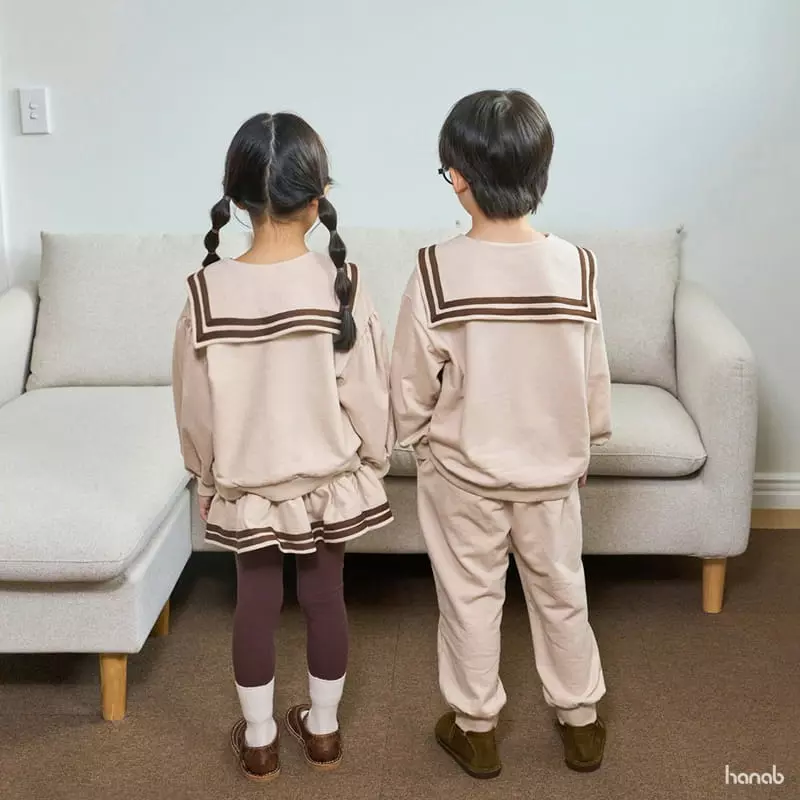Hanab - Korean Children Fashion - #stylishchildhood - B Sailor Top Bottom Set