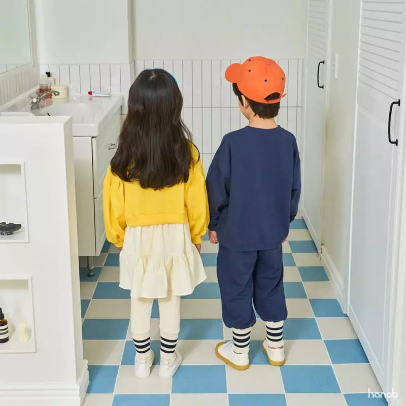 Hanab - Korean Children Fashion - #toddlerclothing - Racket Top Bottom Set