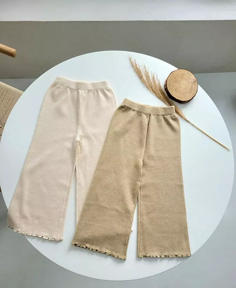 Hanacoco - Korean Children Fashion - #Kfashion4kids - Knit Top Bottom Set - 9