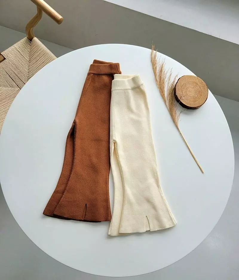 Hanacoco - Korean Children Fashion - #childrensboutique - Knit Pants