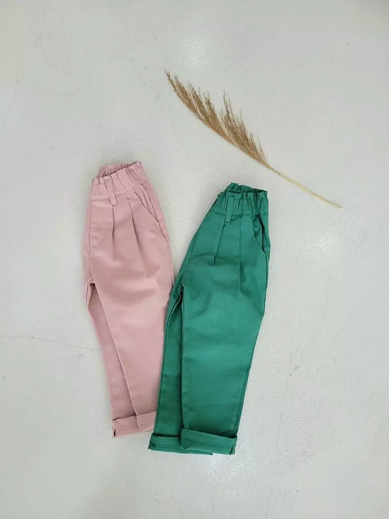 Hanacoco - Korean Children Fashion - #fashionkids - Span Wrinkle Pants - 4