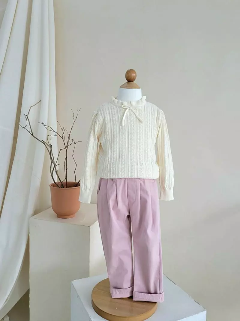 Hanacoco - Korean Children Fashion - #kidzfashiontrend - Span Wrinkle Pants - 6