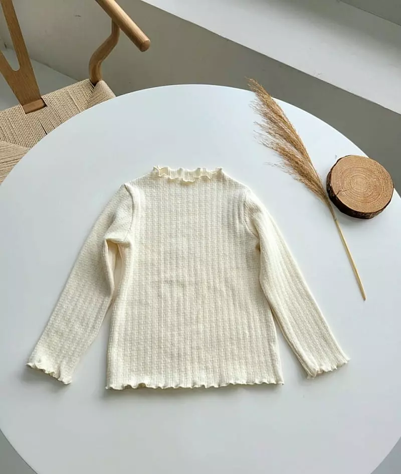 Hanacoco - Korean Children Fashion - #littlefashionista - Date Terry Tee - 2