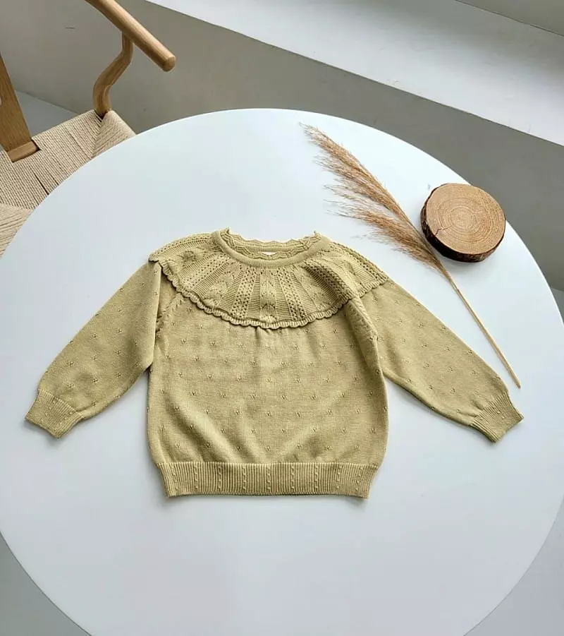Hanacoco - Korean Children Fashion - #littlefashionista - Lael Knit Tee