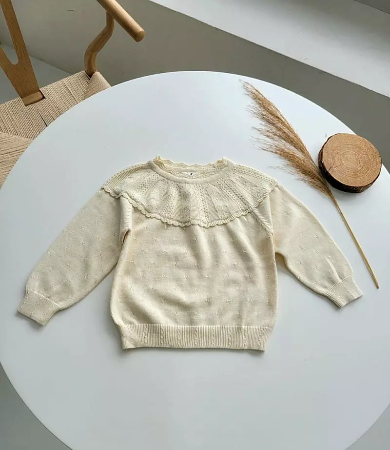 Hanacoco - Korean Children Fashion - #magicofchildhood - Lael Knit Tee - 2