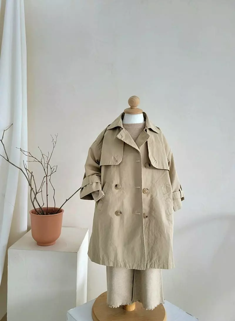 Hanacoco - Korean Children Fashion - #magicofchildhood - Coco Trench Coat - 7