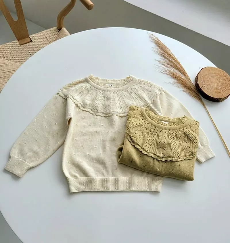 Hanacoco - Korean Children Fashion - #minifashionista - Lael Knit Tee - 3
