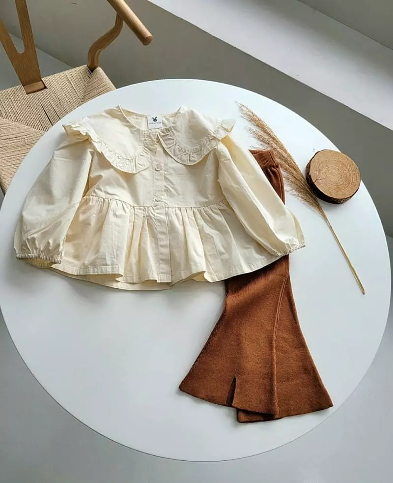 Hanacoco - Korean Children Fashion - #prettylittlegirls - Ruffler Blouse - 3