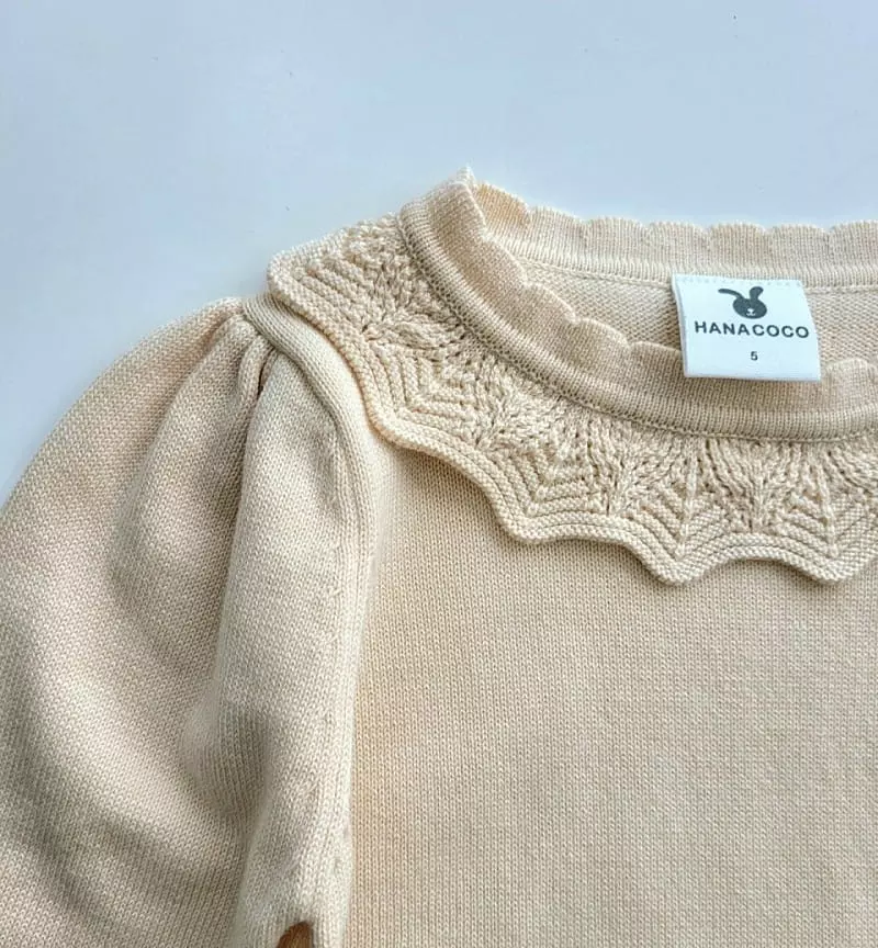 Hanacoco - Korean Children Fashion - #stylishchildhood - Scalet Knit Tee - 5