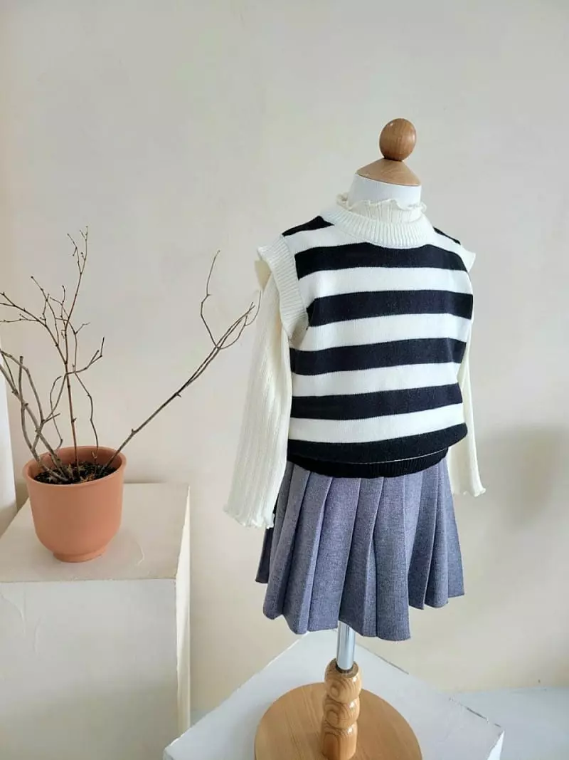 Hanacoco - Korean Children Fashion - #todddlerfashion - Date Terry Tee - 6