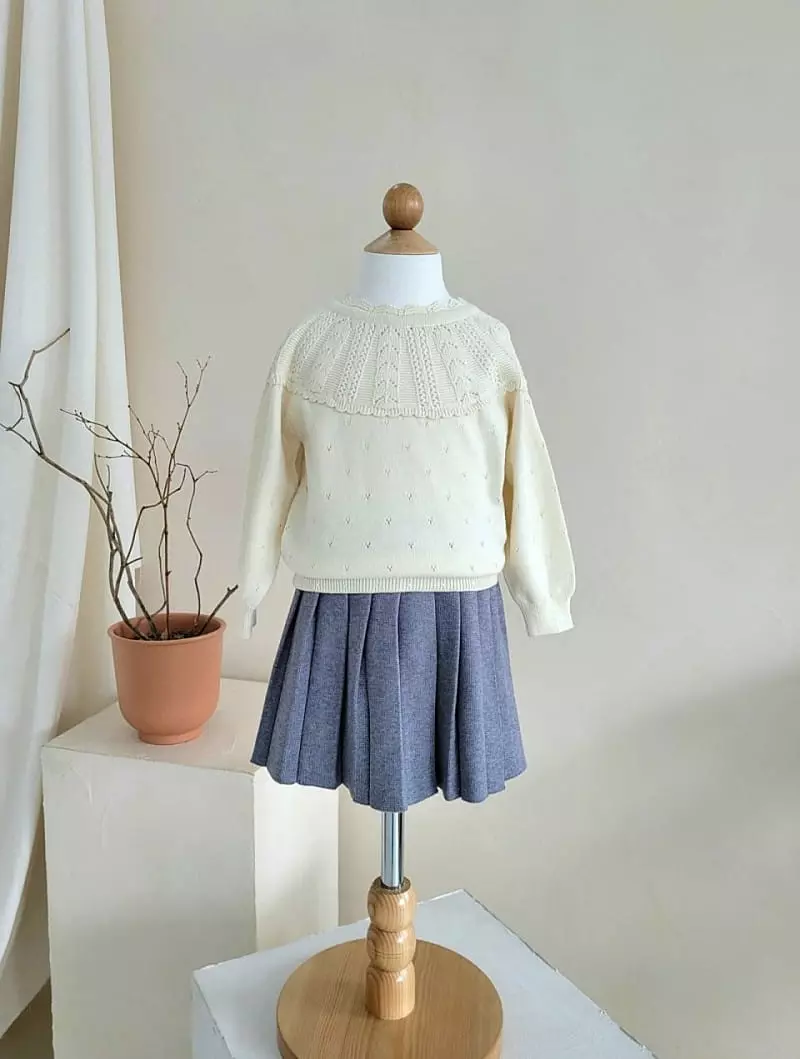 Hanacoco - Korean Children Fashion - #toddlerclothing - Lael Knit Tee - 6
