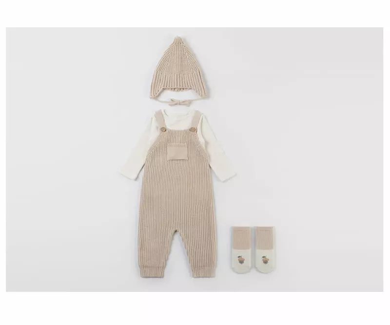 Happy Prince - Korean Baby Fashion - #babyboutique - Geanie Knit Overalls - 5