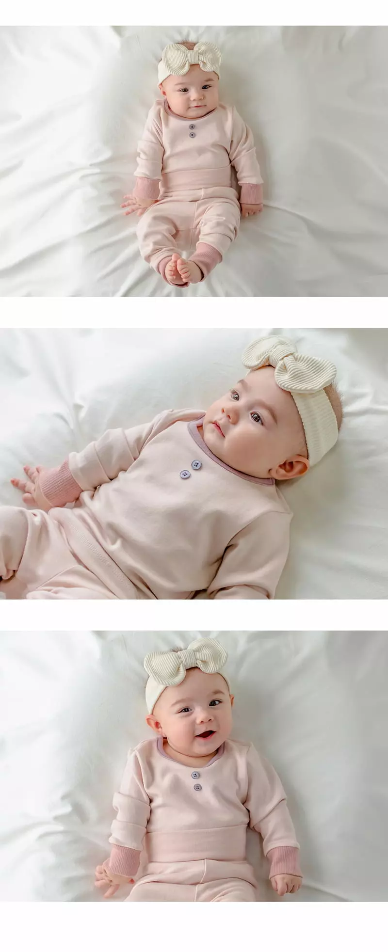 Happy Prince - Korean Baby Fashion - #babyboutique - Dello Baby Easywear Pink - 6