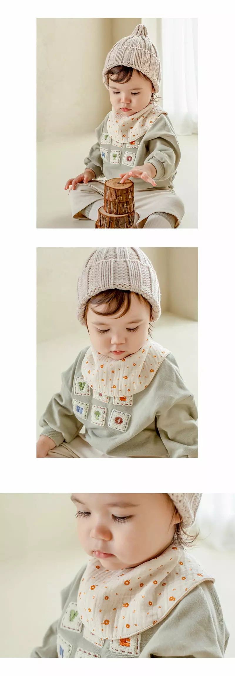 Happy Prince - Korean Baby Fashion - #babyclothing - Junia Reversible Banana Bib - 4
