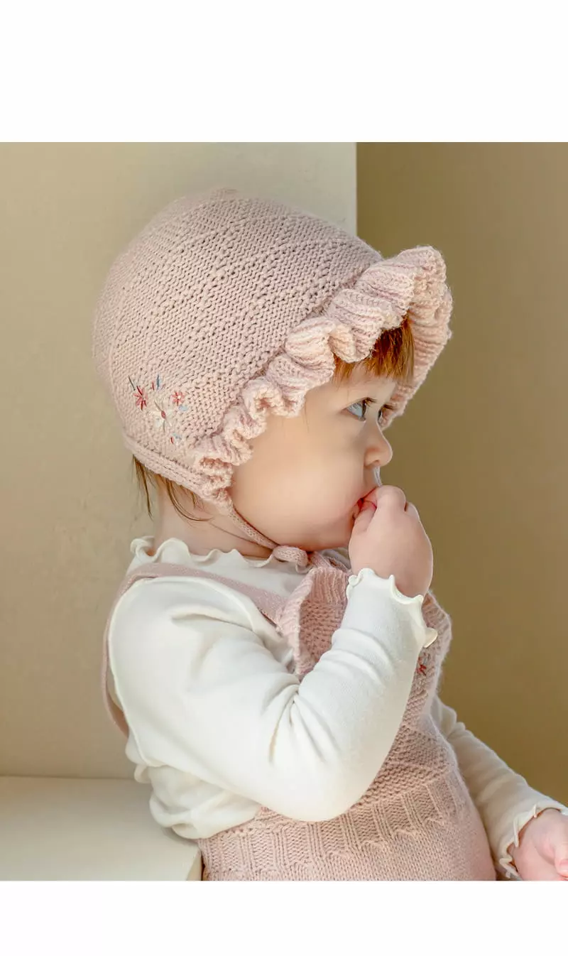 Happy Prince - Korean Baby Fashion - #babyfever - Fen Knit Bonnet