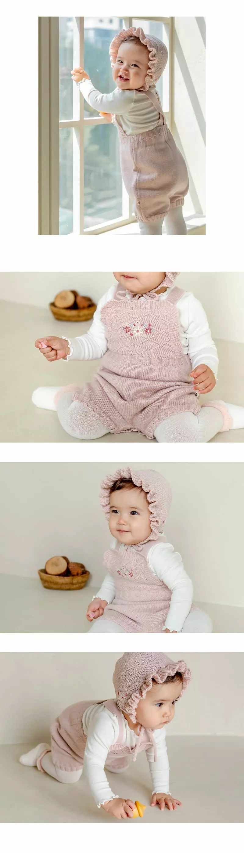 Happy Prince - Korean Baby Fashion - #babyoninstagram - Fen Knit Overalls - 5