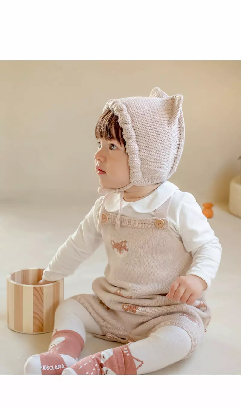 Happy Prince - Korean Baby Fashion - #babyoninstagram - Ciona Knit Babr Overalls