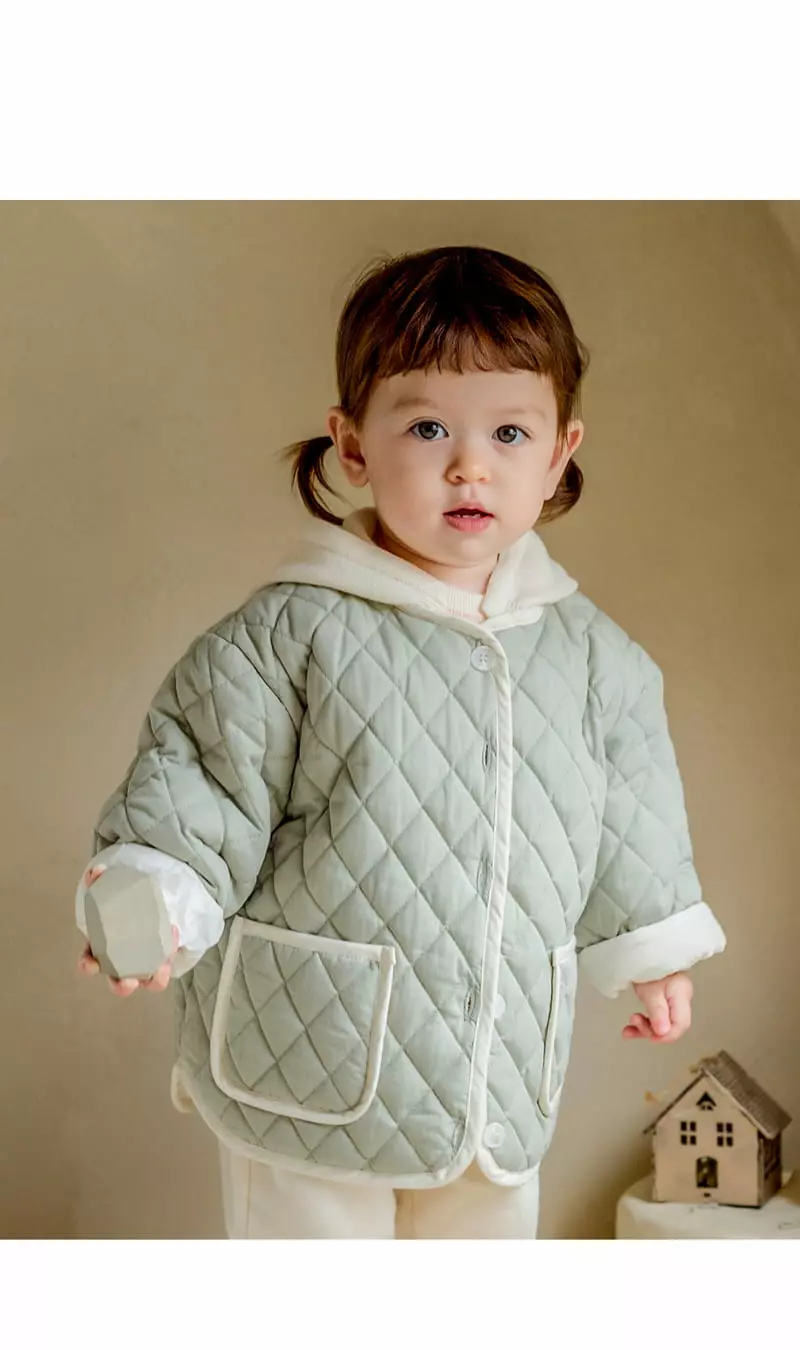 Happy Prince - Korean Baby Fashion - #babyootd - Kavin Quilting Jacket