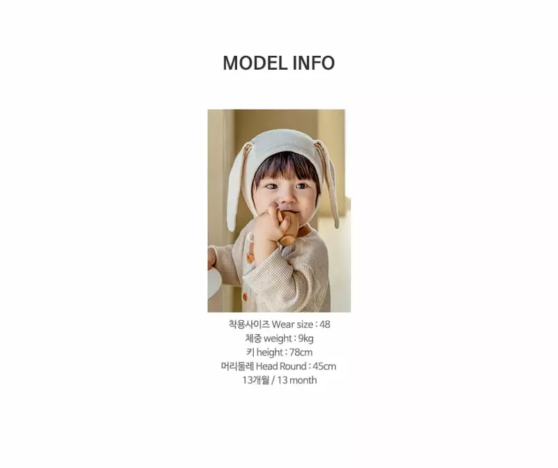 Happy Prince - Korean Baby Fashion - #babyootd - Popins Baby Bonnet - 10