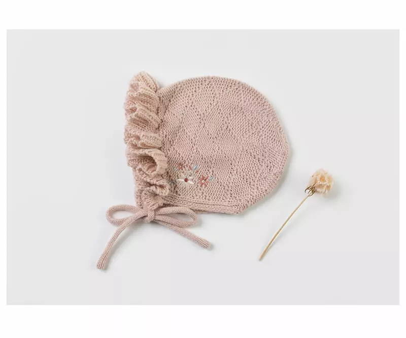 Happy Prince - Korean Baby Fashion - #babyootd - Fen Knit Bonnet - 5