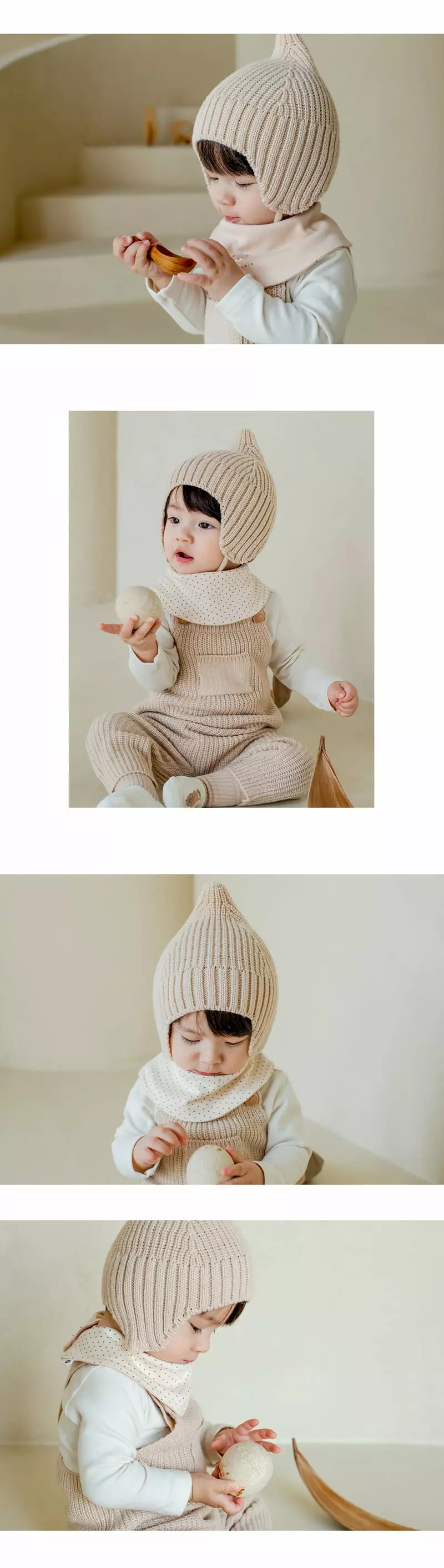 Happy Prince - Korean Baby Fashion - #babyootd - Ciona Knit Hat - 3
