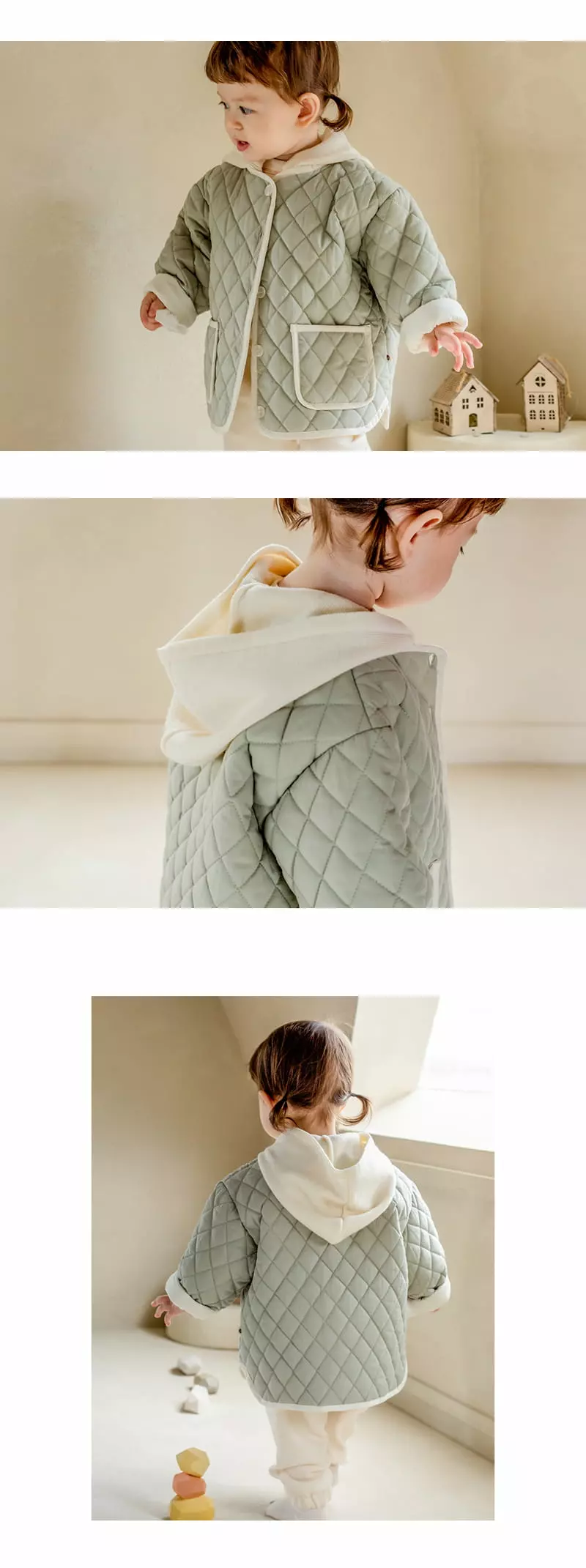 Happy Prince - Korean Baby Fashion - #babyoutfit - Kavin Quilting Jacket - 3