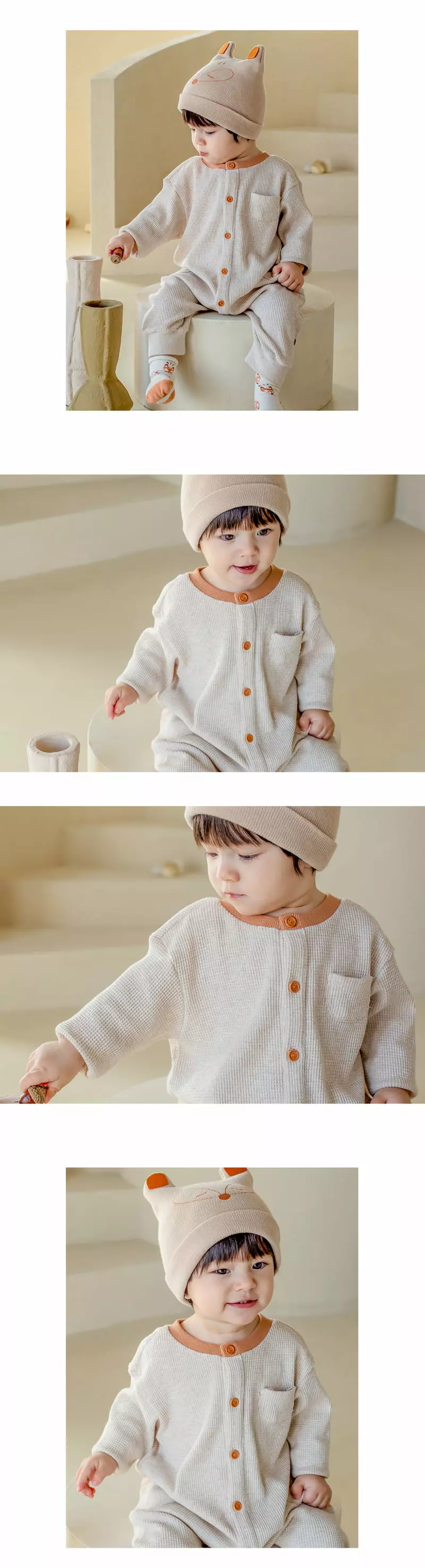 Happy Prince - Korean Baby Fashion - #babyoutfit - Timosi Bodysuit - 7