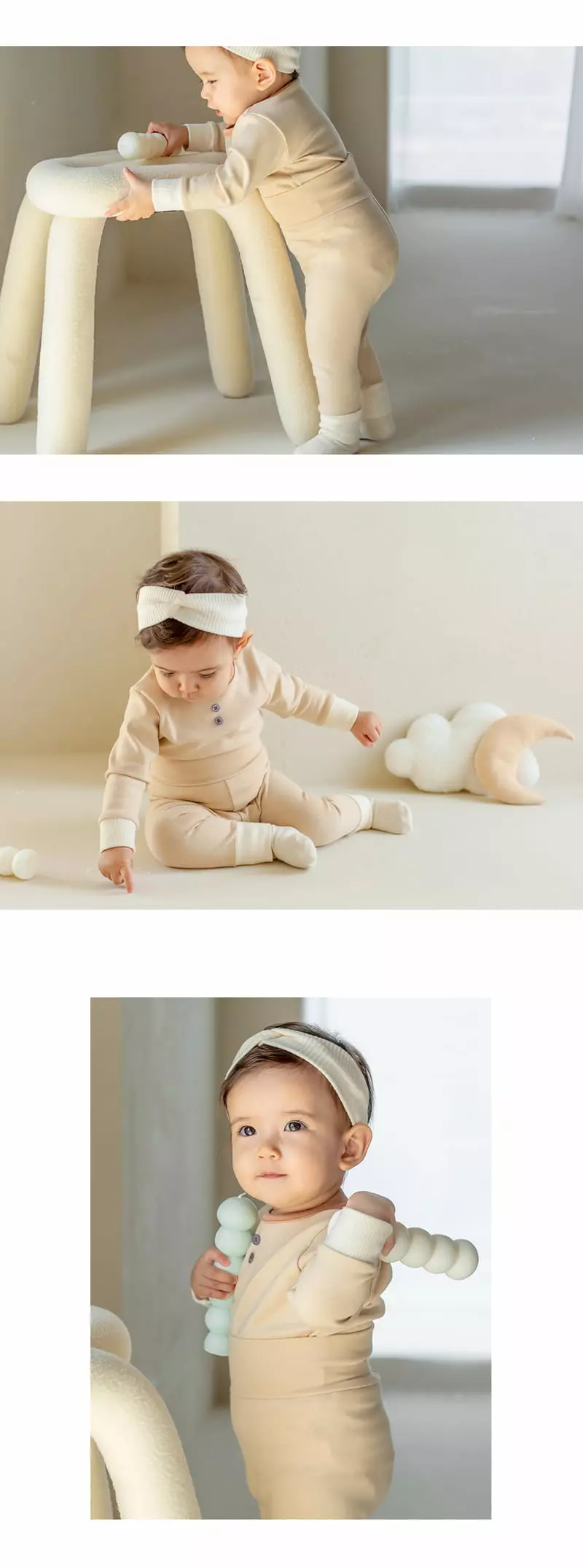 Happy Prince - Korean Baby Fashion - #babyoutfit - Dello Baby Easywear Yellow - 3