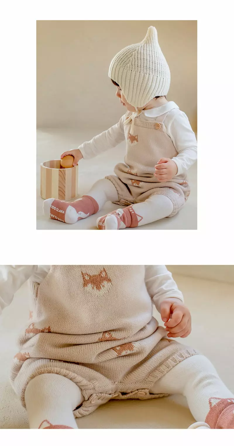 Happy Prince - Korean Baby Fashion - #babywear - Ciona Knit Babr Overalls - 5