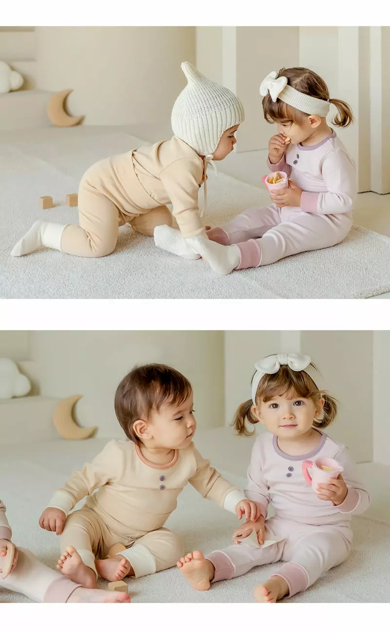 Happy Prince - Korean Baby Fashion - #babyoutfit - Dello Baby Easywear Yellow - 4