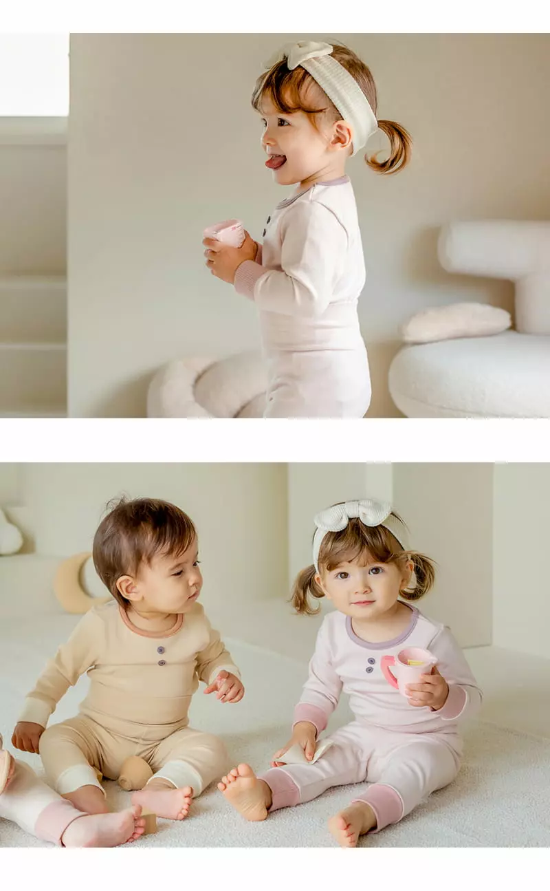 Happy Prince - Korean Baby Fashion - #babywear - Dello Baby Easywear Pink - 3