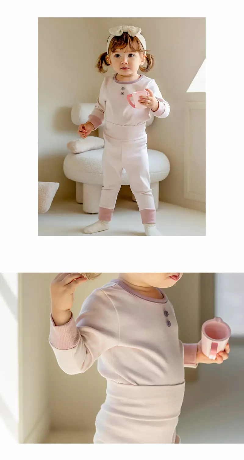 Happy Prince - Korean Baby Fashion - #babywear - Dello Baby Easywear Pink - 4